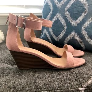 Charlotte Russe blush wedges